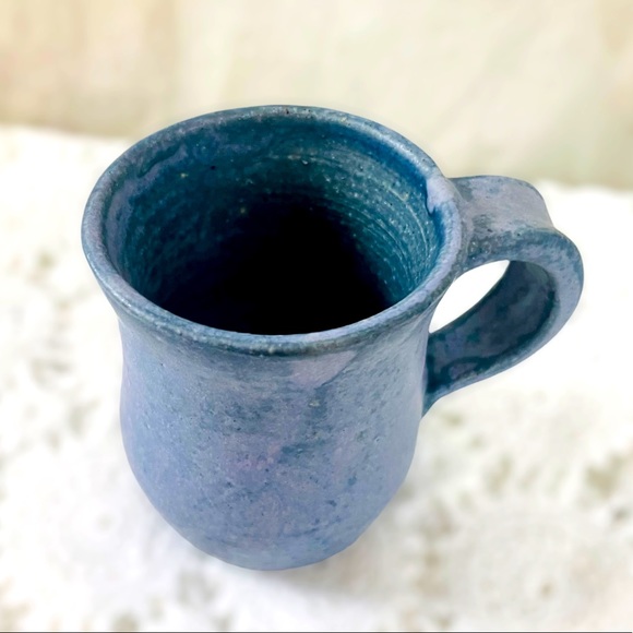 Blue Pottery Mug set of seven - Picture 5 of 10